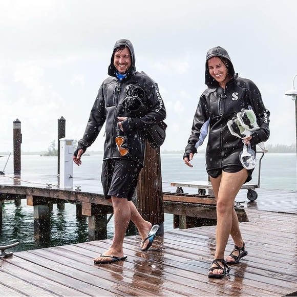 Women's Black Dive Boat Jacket Scuba Pro - NEVER WORN Rare Size 2XL - Picture 4 of 9